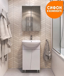 Vigo Мебель для ванной Selena 550-2-0 белая – фотография-2